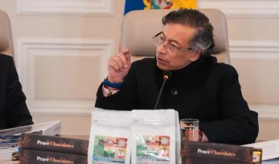 El Presidente de Colombia, Gustavo Petro. 