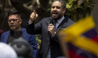 El diputado Nicolás Maduro Guerra, hijo del derrocado líder de Venezuela, Nicolás Maduro.