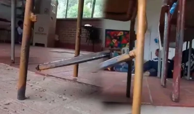 Momentos del hostigamiento.