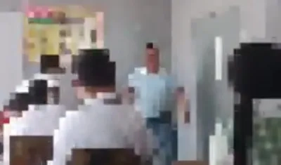 Momento de la agresión.