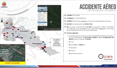 Informe de la FAC sobre accidente de avión Hércules