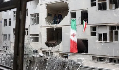 Los daños en Irán.