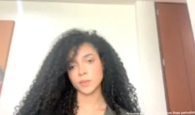 Juliana Guerrero durante la audiencia de formulación de cargos. 