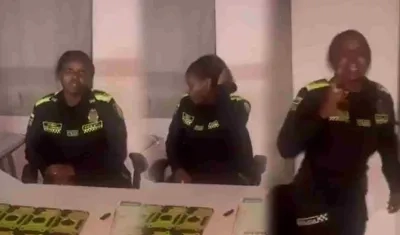 La patrullera Winy Saray Córdoba Murillo.