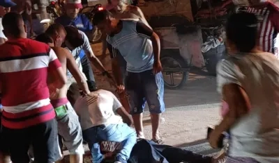 Lugar de la masacre en Normandía