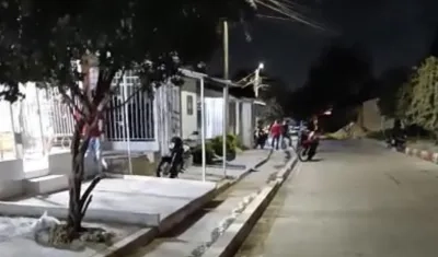 Lugar del homicidio en La Sierrita