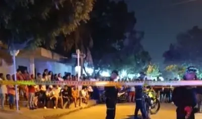 Lugar donde sucedió el crimen.