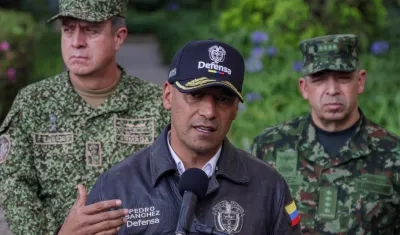 El ministro de Defensa de Colombia, Pedro Sánchez Suárez.