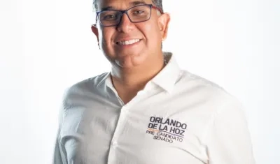 El candidato Orlando De La Hoz.