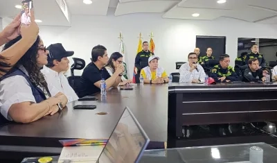 En el PMU se encuentran funcionarios de la Alcaldía de Barranquilla, Gobernación y de los entes de control.
