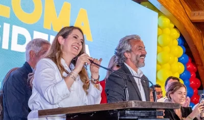 Paloma Valencia y Juan Daniel Oviedo.