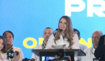 La candidata Paloma Valencia.