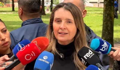 Paloma Valencia, candidata presidencial. 