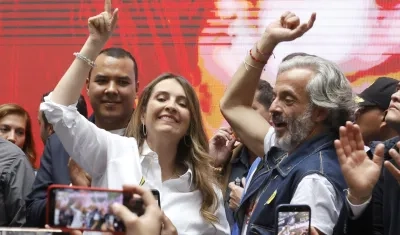 Paloma Valencia y Juan Daniel Oviedo.