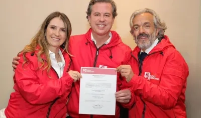 Paloma Valencia, Juan Manuel Galán y Juan Daniel Oviedo.