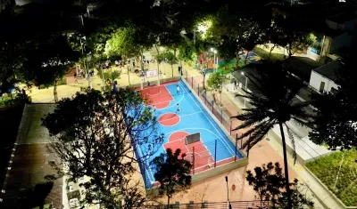 Parque en Barranquilla.