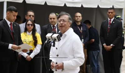 El Presidente Gustavo Petro.
