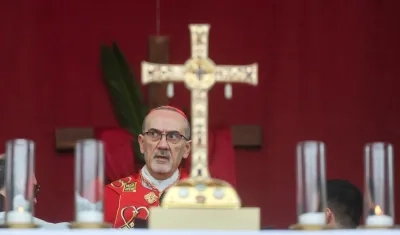 La máxima autoridad católica en Tierra Santa, el Patriarca Latino Pierbattista Pizzaballa.