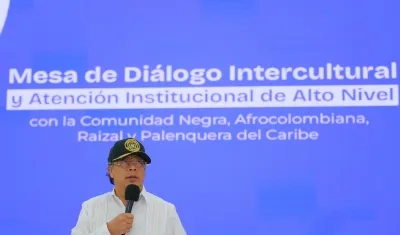 El Presidente Gustavo Petro.