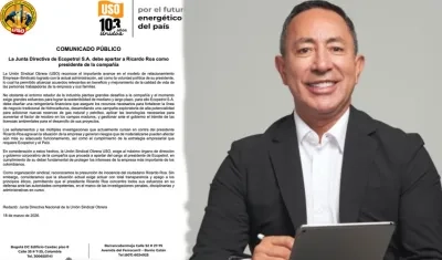 Ricardo Roa y comunicado de la USO