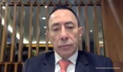 Ricardo Roa, Presidente de Ecopetrol, durante la audiencia de formulación de imputación. 