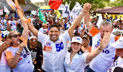 Rumenigge Monsalve, candidato al Senado.