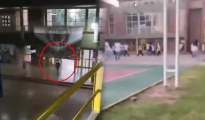 Colegio donde el joven asesinó a un compañero.