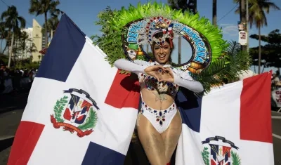 Desfile Nacional de Carnaval en Santo Domingo.