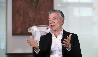 El expresidente Juan Manuel Santos.