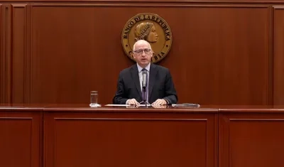 El presidente del Banco de la República, Leonardo Villar Gómez.