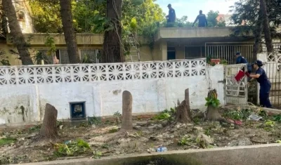 Vivienda intervenida por la Alcaldía en la calle 93 con la carrera 46.