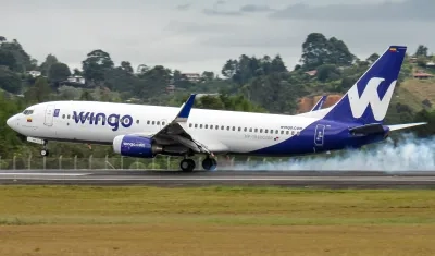 Aerolínea Wingo.