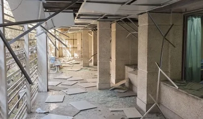 Daños en hospital de Teherán por los ataques de Estados Unidos e Israel.