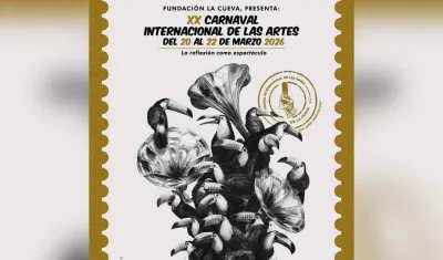Afiche oficial del Carnaval Internacional de las Artes. 
