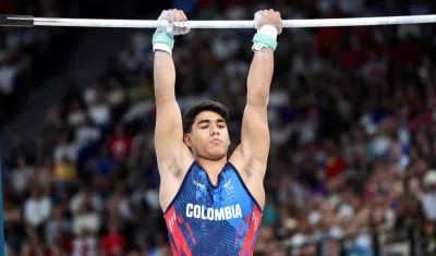 Ángel Barajas había ganado el oro en barras paralelas. 