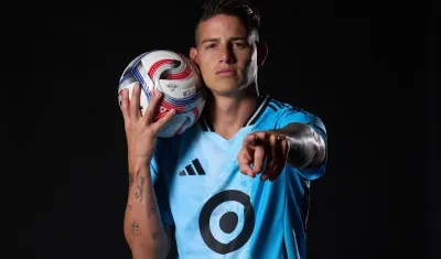 James Rodríguez, jugador del Minnesota United.
