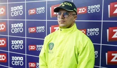 capitán Manuel Otálvaro, subcomandante del Gaula de la Policía Metropolitana de Barranquilla.