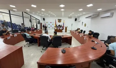 Sesión del Concejo de Barranquilla. 