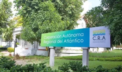 Fachada de las oficinas de la CRA en Barranquilla. 