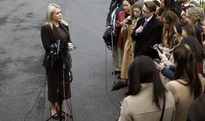 Secretaria de prensa de la Casa Blanca, Karoline Leavitt.