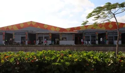 Mercado El Playón, en el Centro de Barranquilla. 