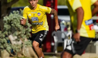 Harold Rivera, mediocampista del Junior. 