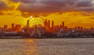 Luna del Río, en el Gran Malecón. 