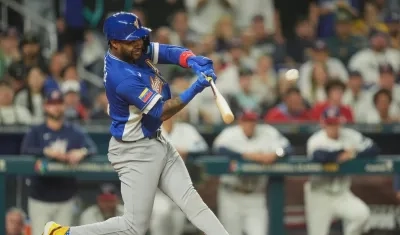 Maikel García bateó para un promedio de .385 en el Clásico Mundial de Béisbol. 
