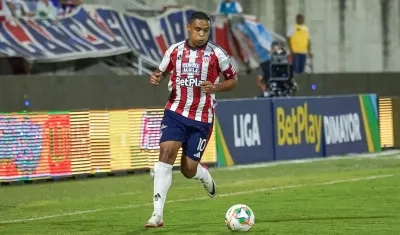 Contra Bucaramanga, Muriel ingresó en el segundo tiempo por Teófilo Gutiérrez.