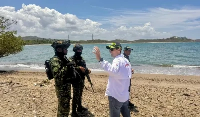 Los efectivos de la Policía estarán ubicados en sitios estratégicos para garantizar la seguridad. 