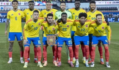Selección Colombia de fútbol de mayores. 