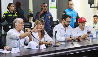 Eduardo Verano, gobernador del Atlántico. 