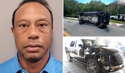 La reseña de Tiger Woods y el vehículo que conducía. 