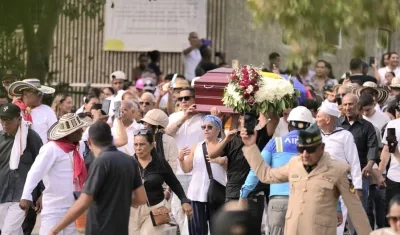 Amigos y familiares despidieron a Pedro 'Ramayá' Beltrán. 